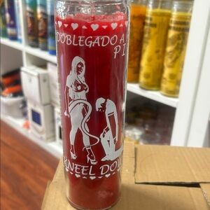 Red Kneel Down Candle